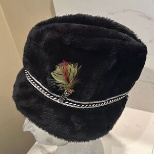 Bavarian Style Faux Fur Hat